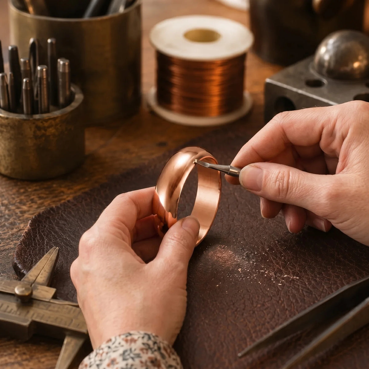 Plain Copper Ring