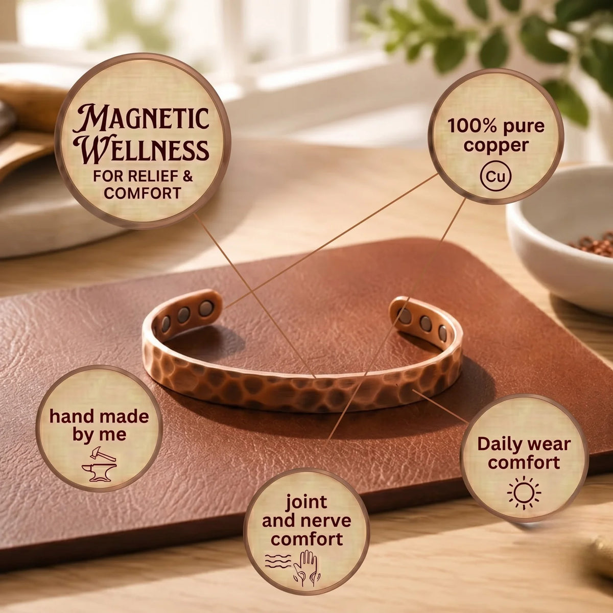 Plow Copper Bracelet