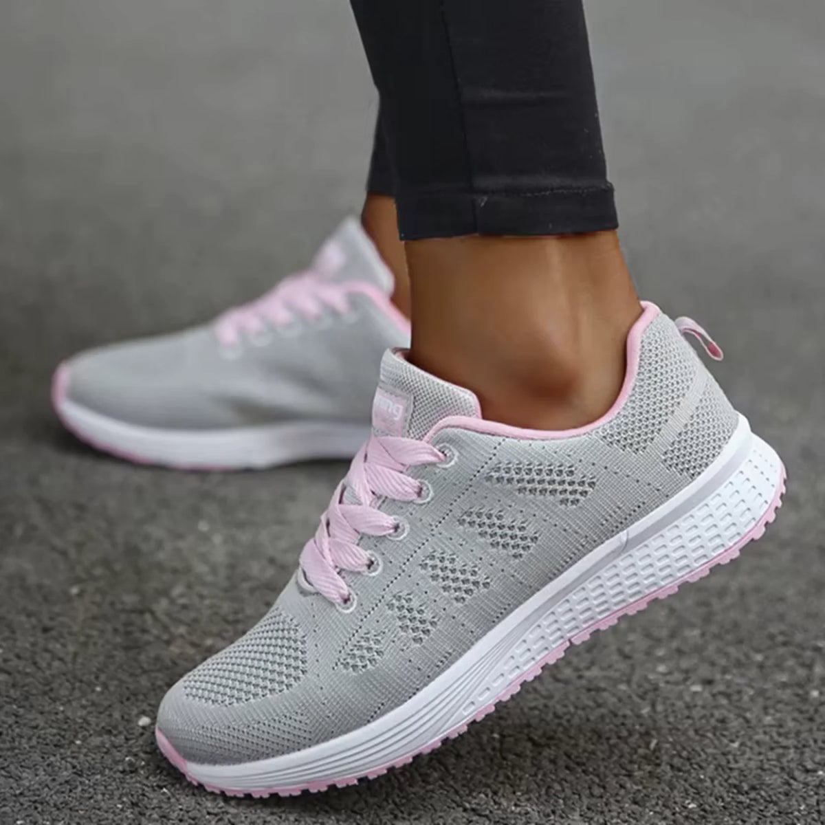 Grey & Light Pink