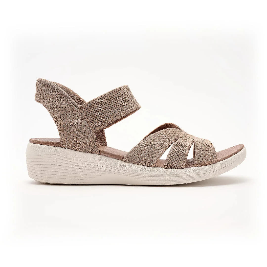 Regina | Sequin Knit Wedge Sandals