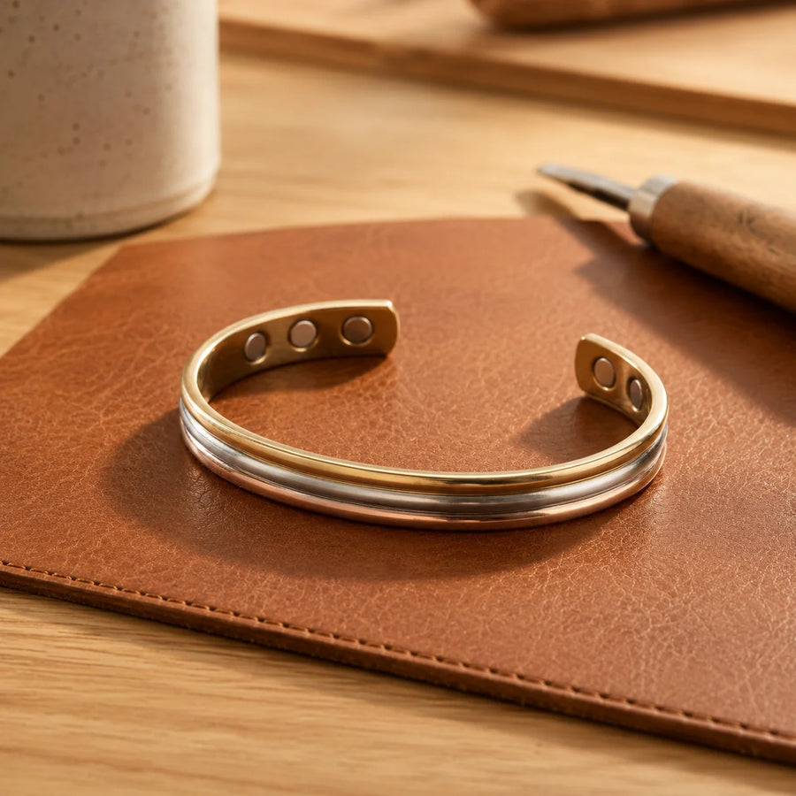 Rivet Copper Bracelet