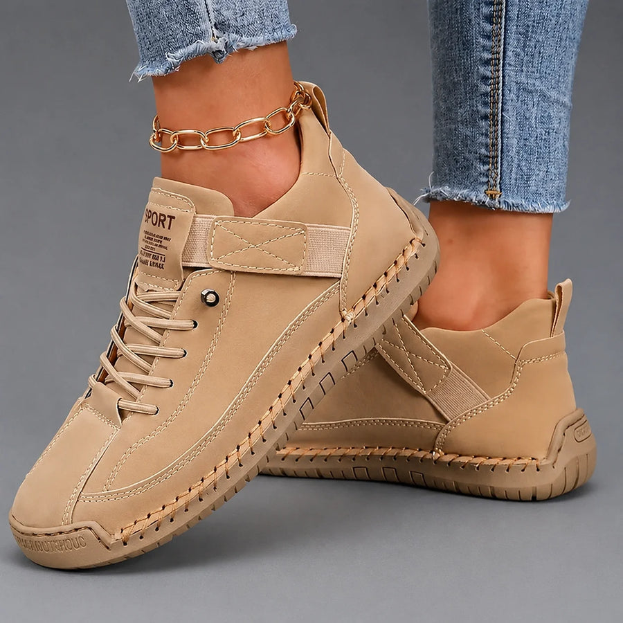 Rosemary | Wide Toe Slip-On Sneakers