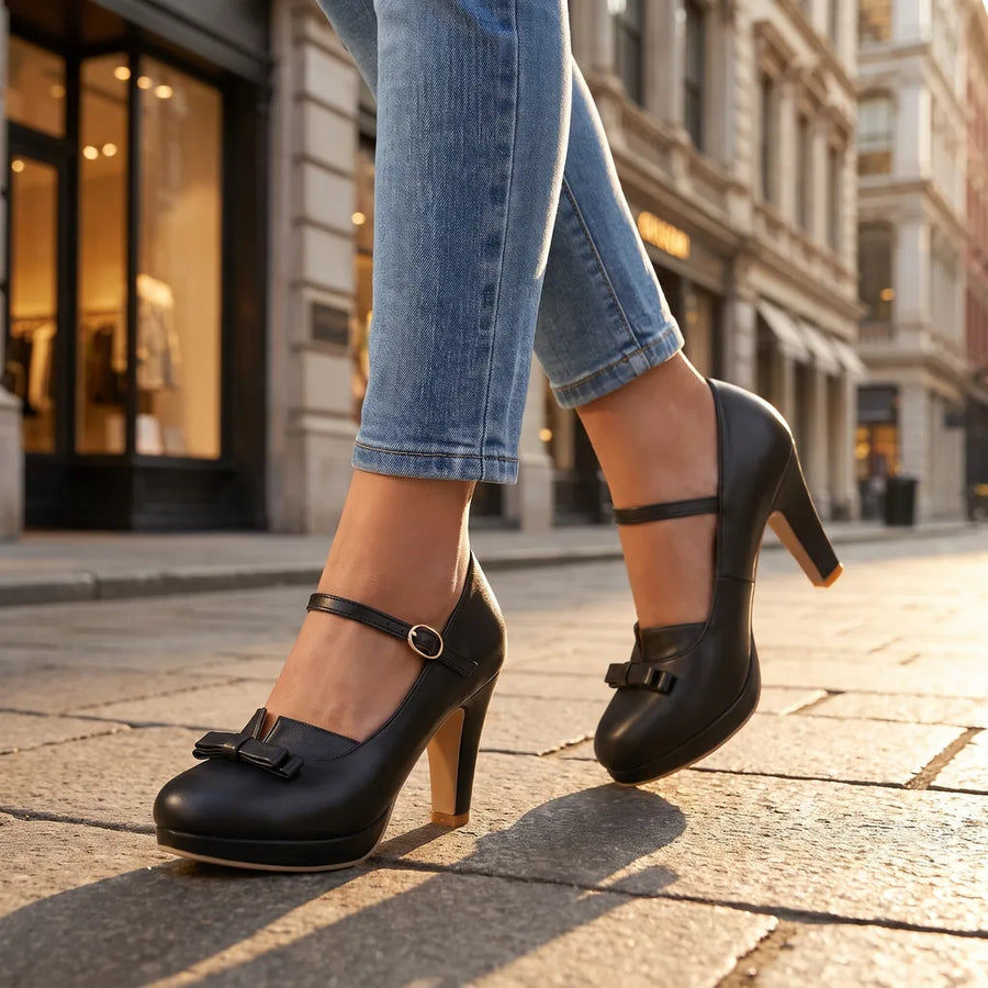 Neve | Comfort Mary Jane Heels