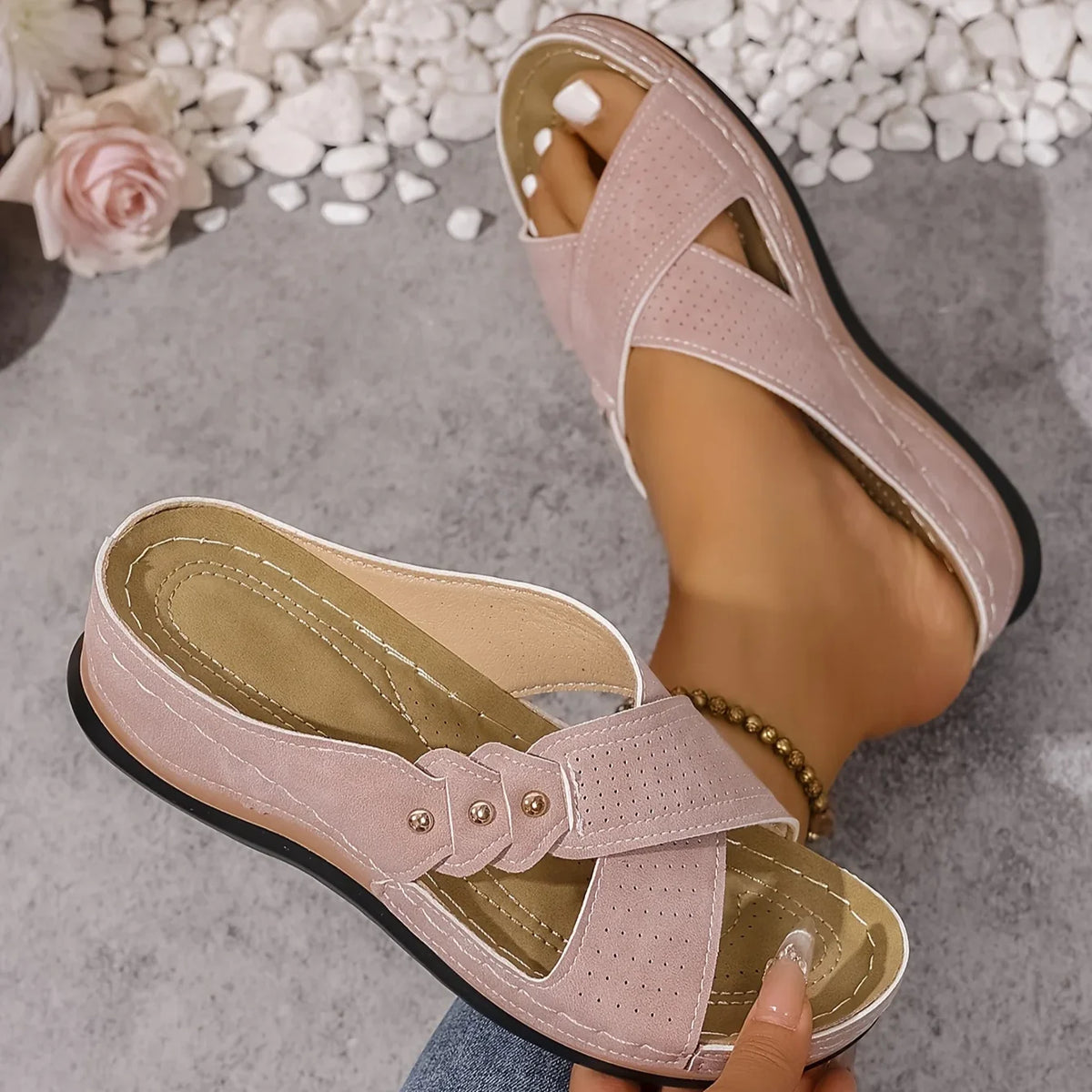 Rufia | Supportive Comfort Wedge Sandals