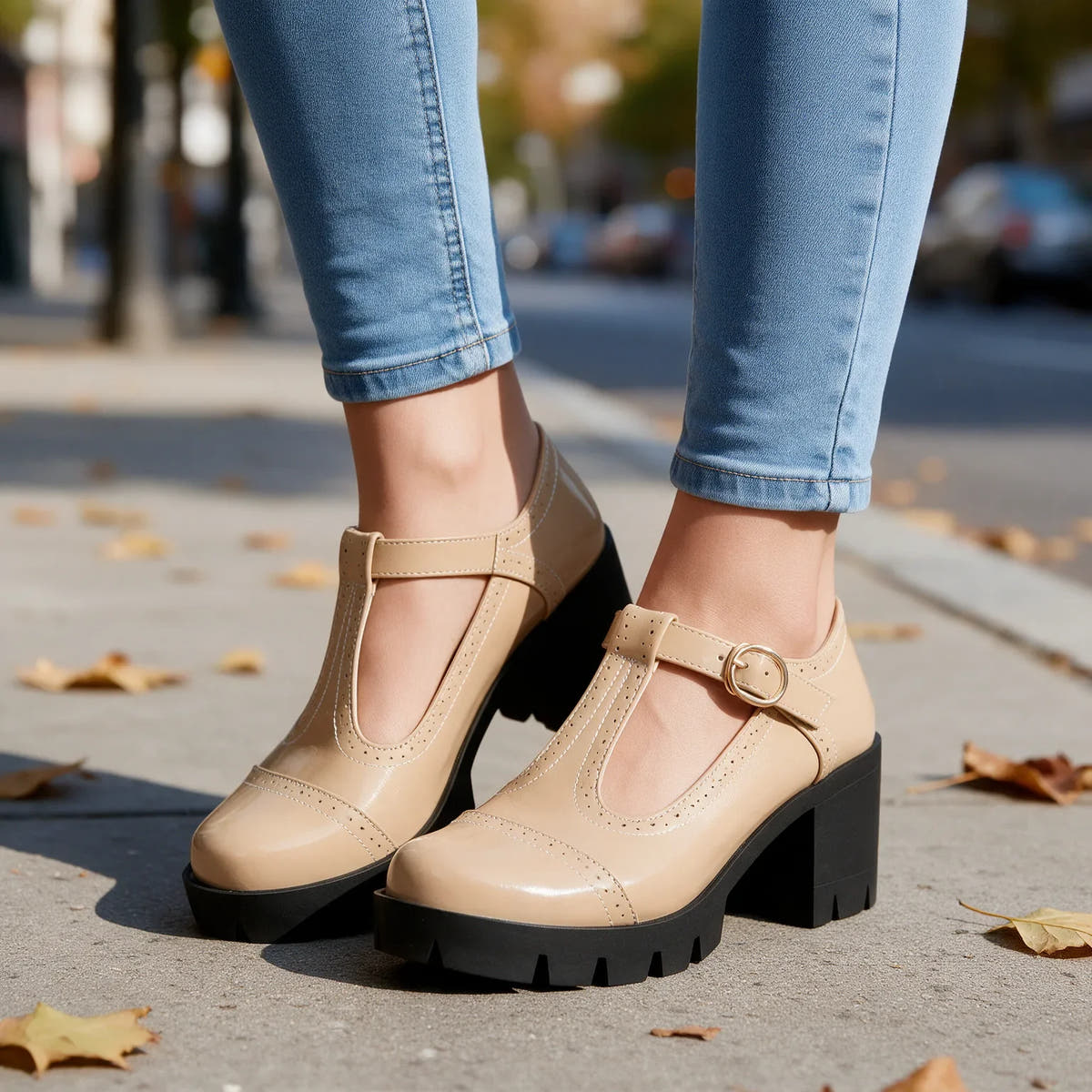 Nicola | Comfort Mary Jane Heels