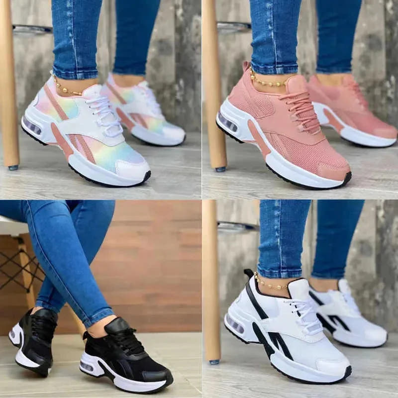 Sally | Colourful Air Cushion Sneakers