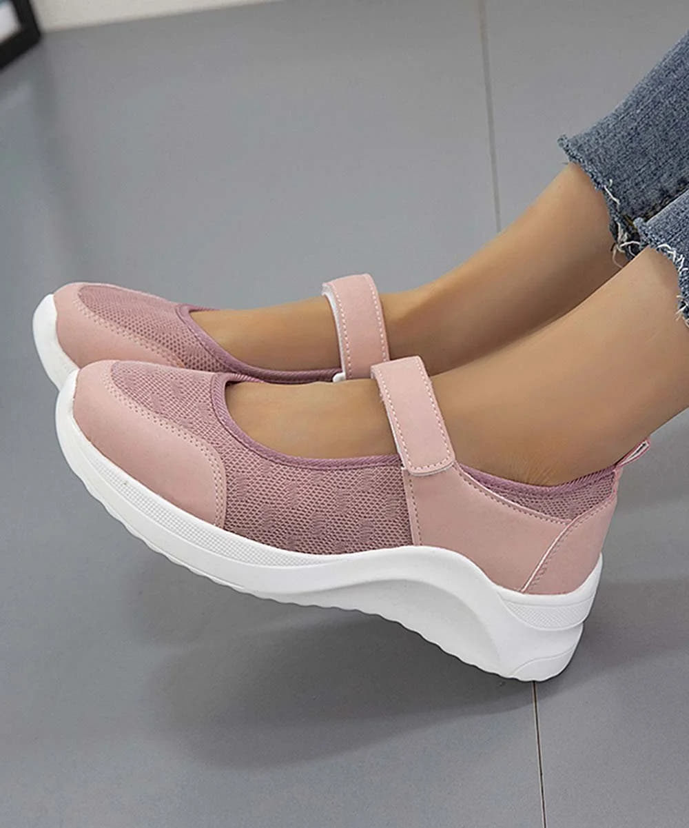 Savannah | Comfy Open-Toe Platform Sneakers