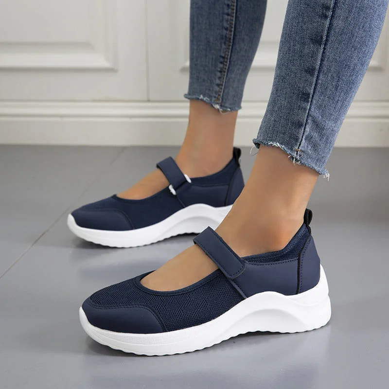 Savannah | Comfy Open-Toe Platform Sneakers
