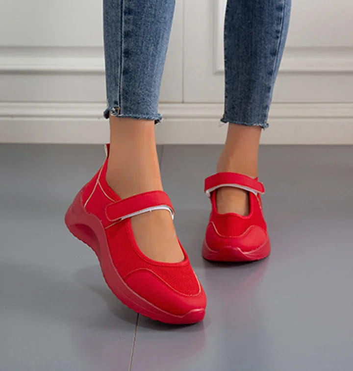 Savannah | Comfy Open-Toe Platform Sneakers