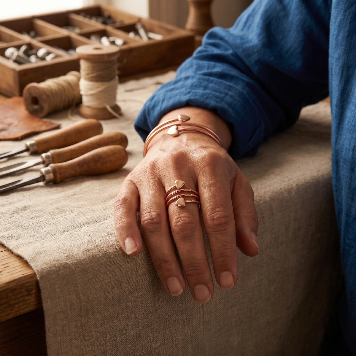 Shelter Copper Ring