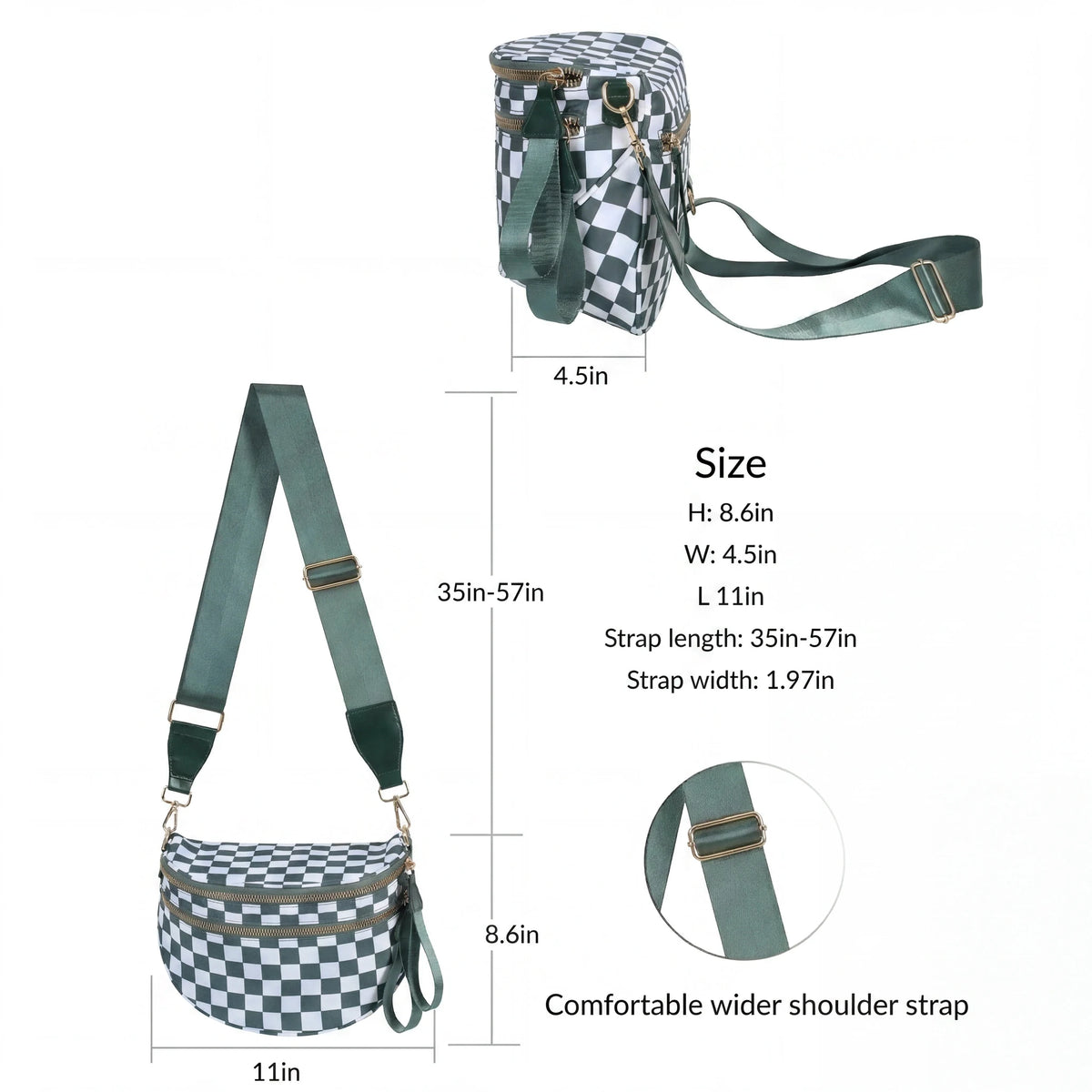 Sienna | The Roomiest Crossbody Bag