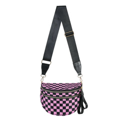Checkered Pink and Black