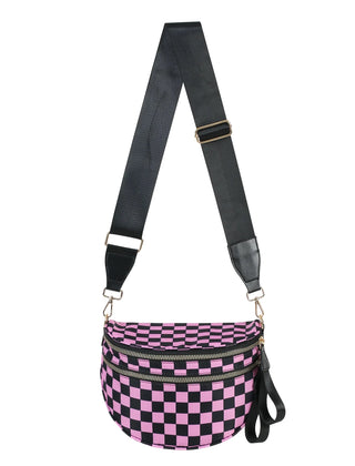 Checkered Pink and Black