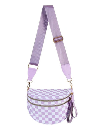 Checkered Light Purple