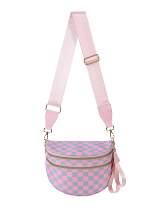 Checkered Pink and Sage