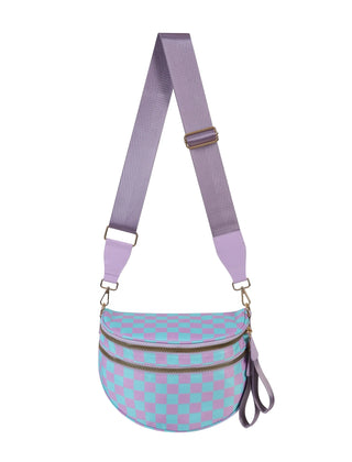 Checkered Blue and Purple