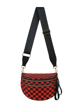 Checkered Red and Black
