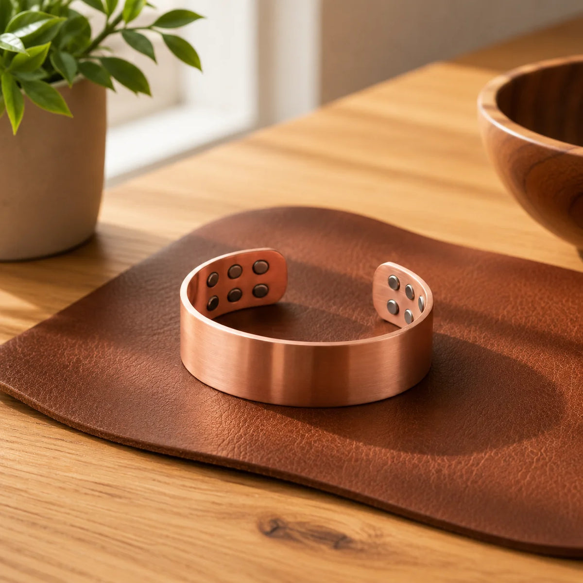 Slab Copper Bracelet