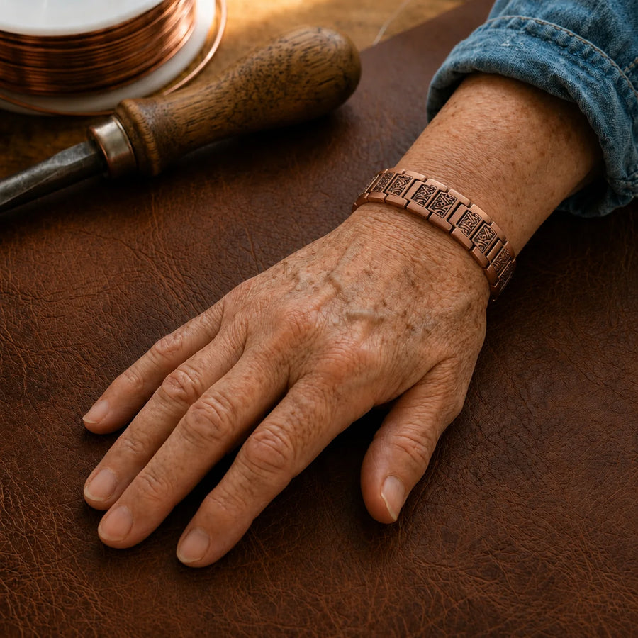 Slate Men's Copper Bracelet