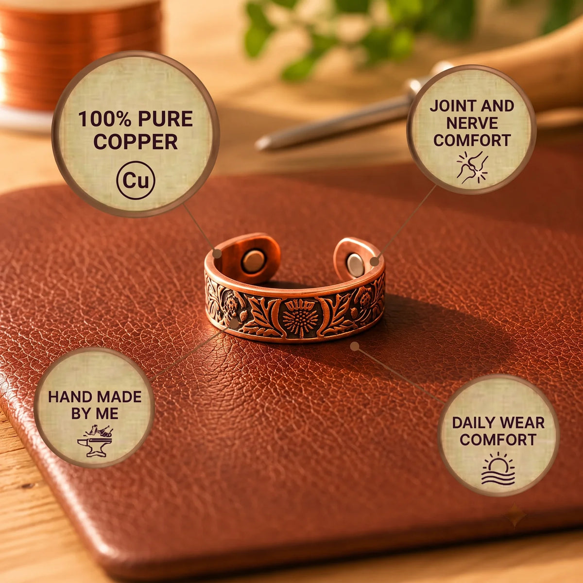 Spindle Copper Ring
