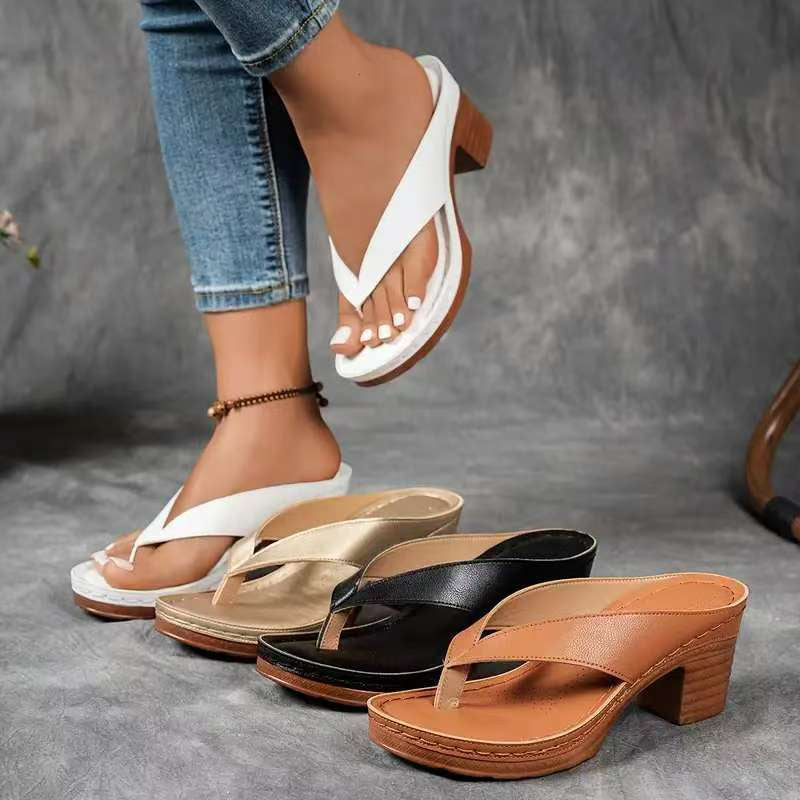 Avalon | Toe-Ring Block Heel Sandals