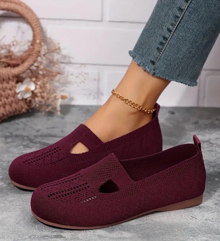 Ronna | Stretch Knit Slip-On Sandals