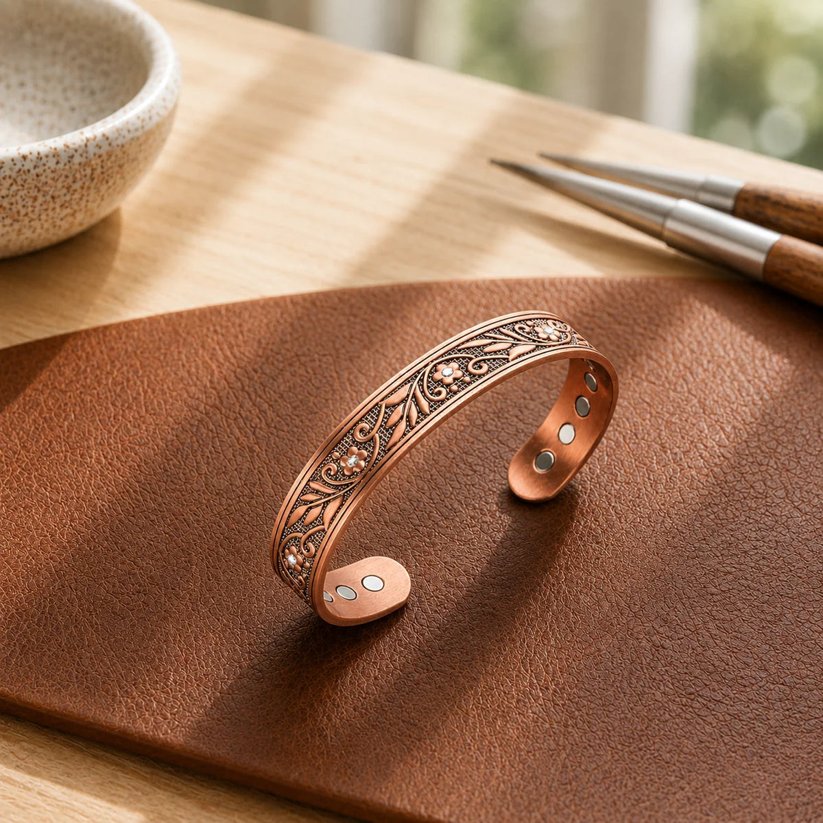 Sprig Copper Bracelet