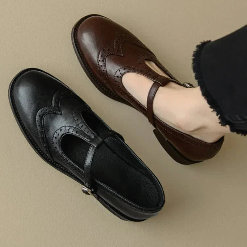Talia | T-Strap Mary Jane Flats