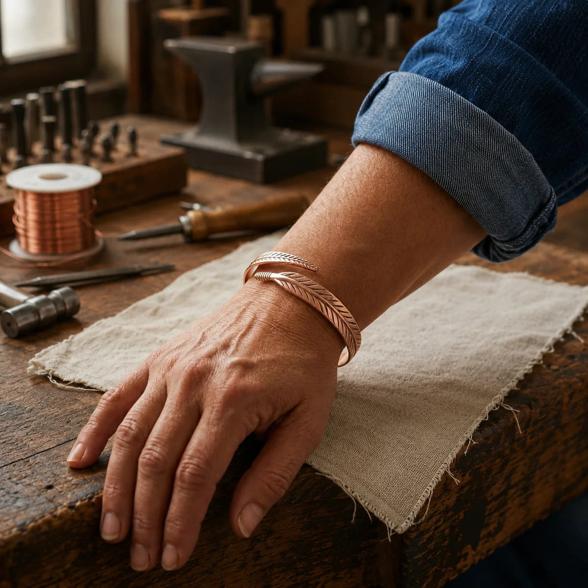 Taproot Copper Bracelet