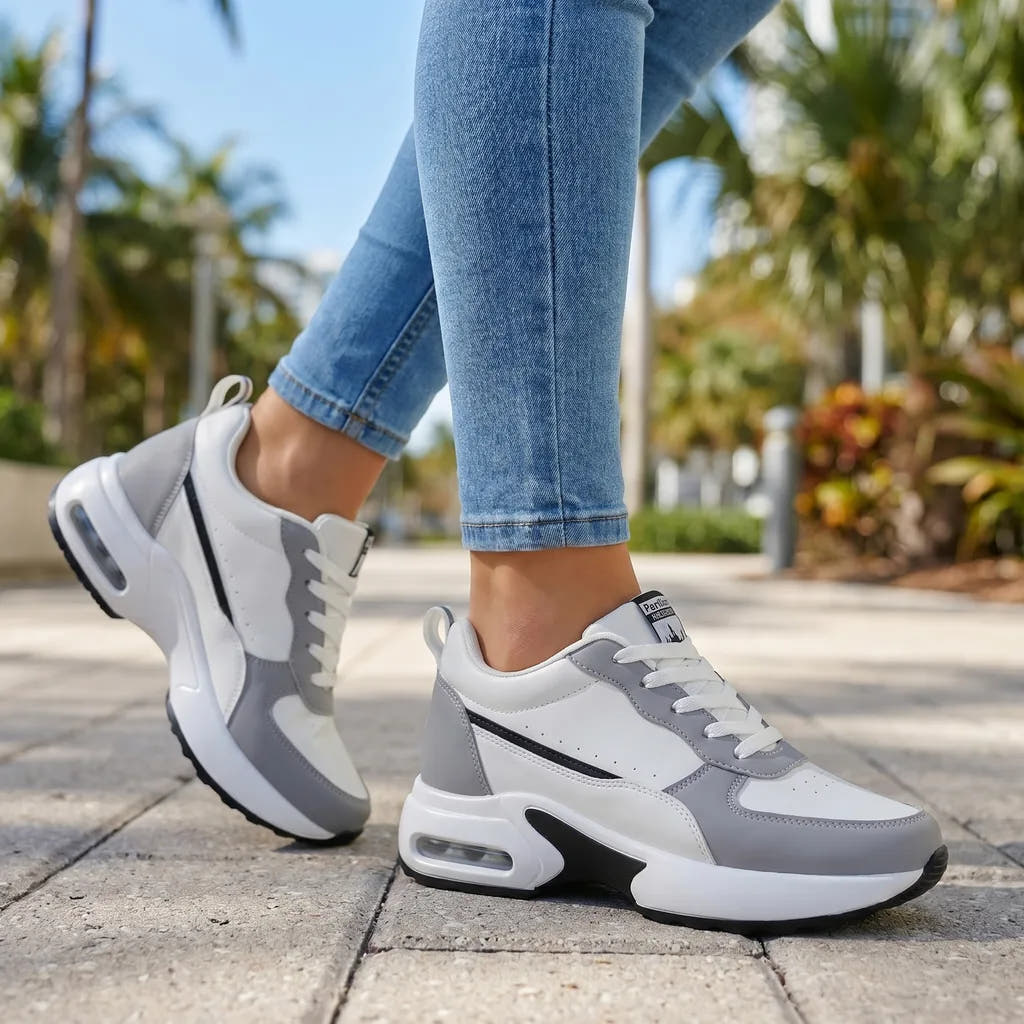 Tayla | Comfort Wedge Sneakers