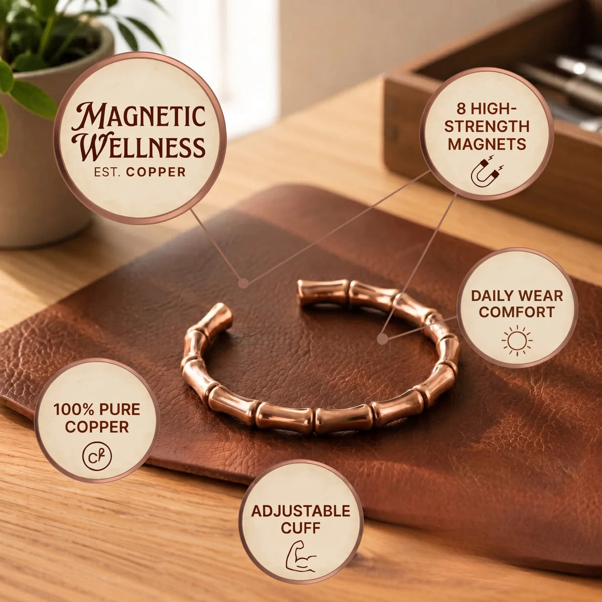 Thicket Copper Bracelet