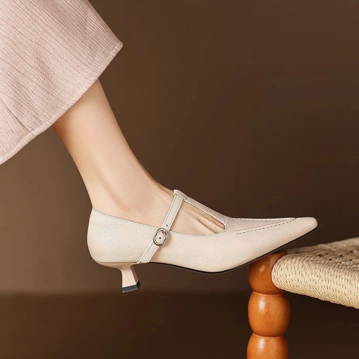 Tirea | Genuine Leather Heels