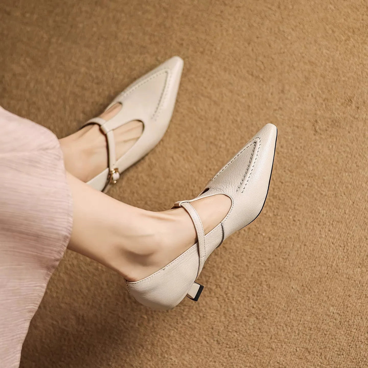 Tirea | Genuine Leather Heels