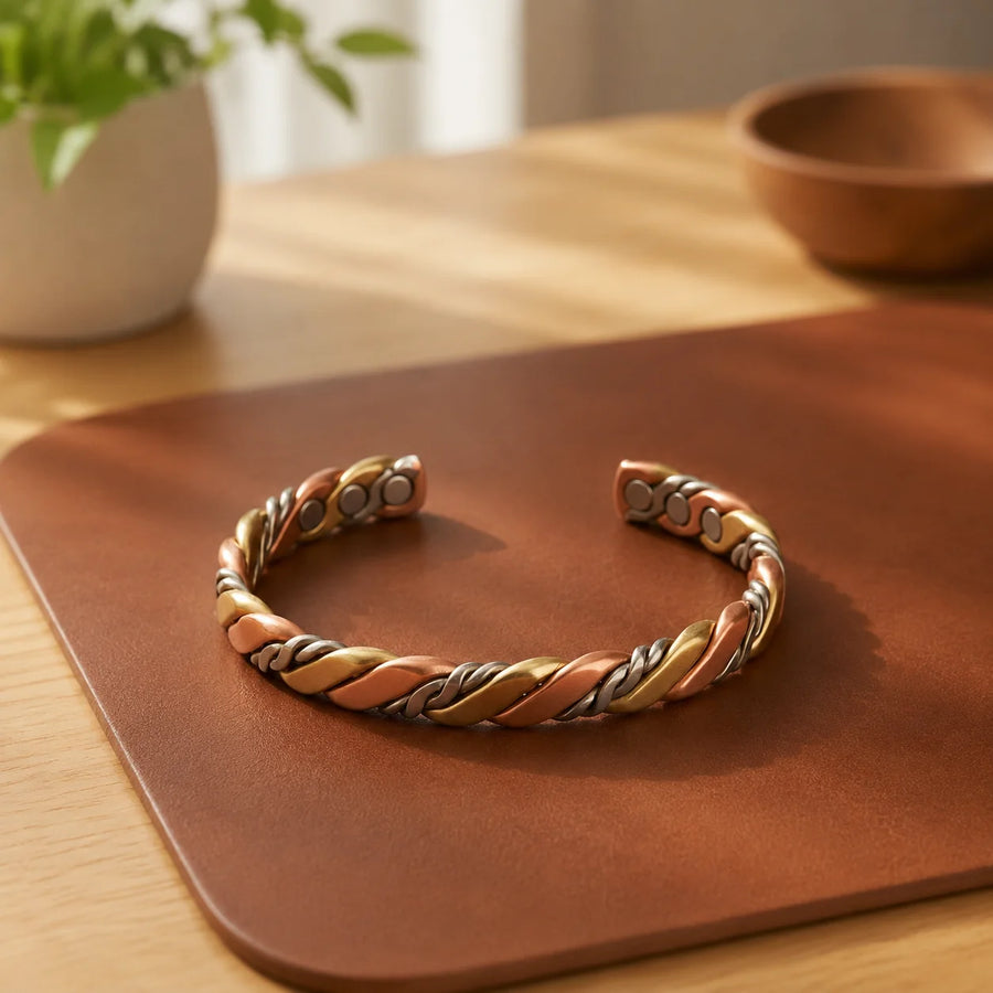 Tricolor Copper Bracelet