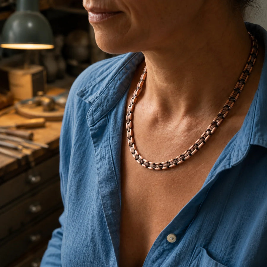 Twist Copper Necklace
