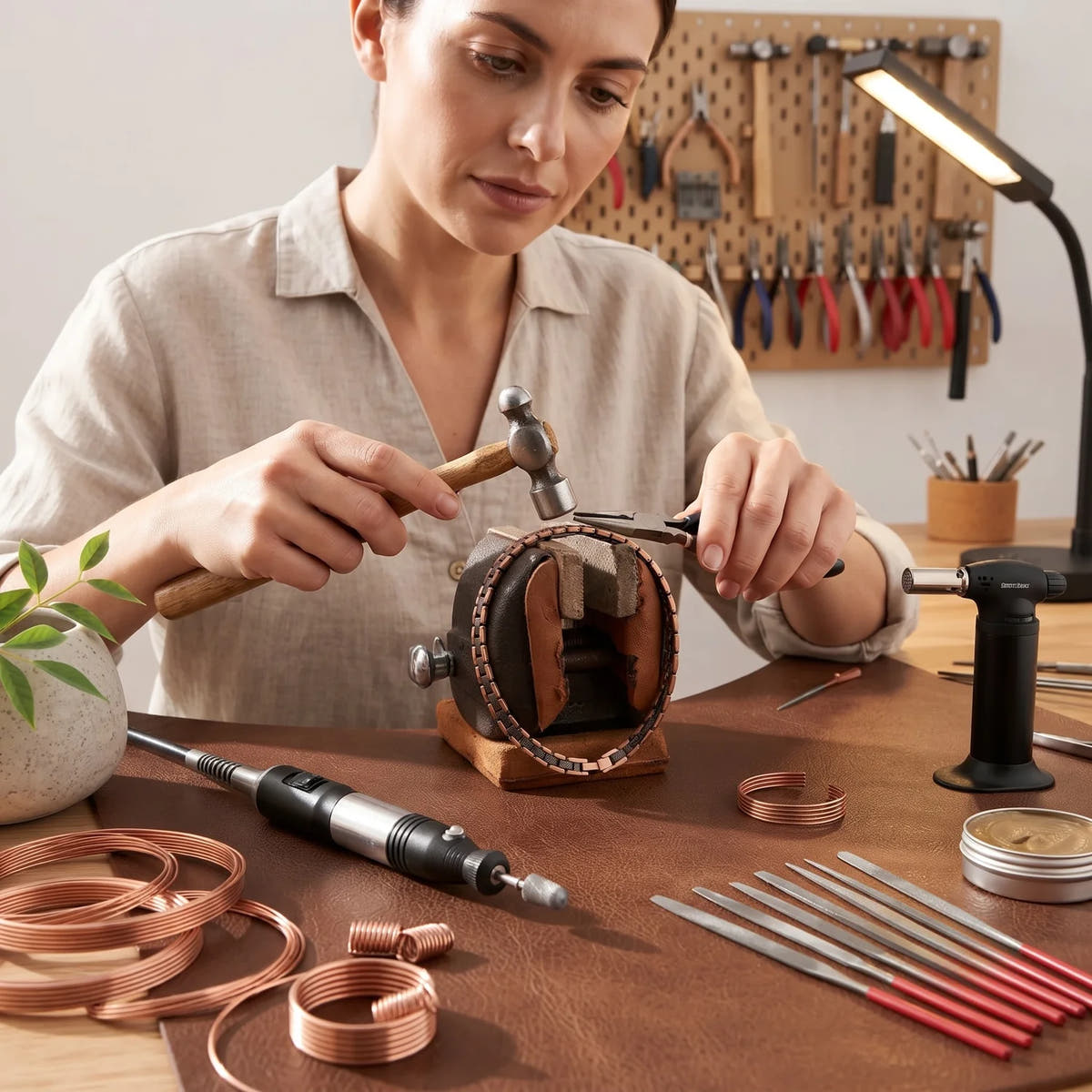 Twist Copper Necklace