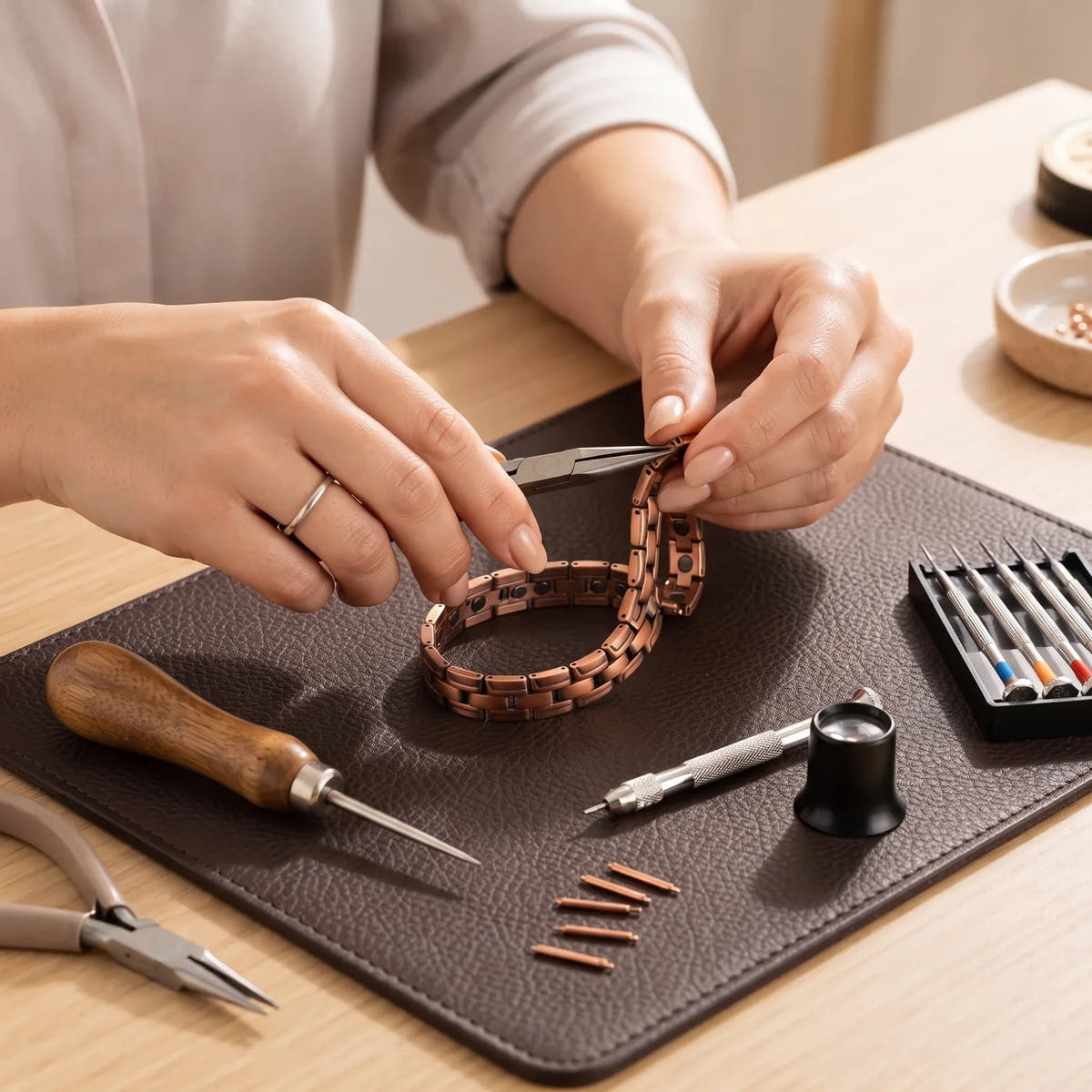 Vault Men's Copper Bracelet