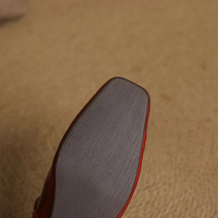 Verity | Square-Toe Mary Jane Flat