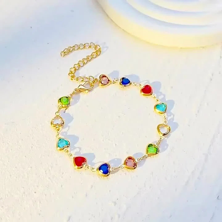 Vespera | Heart Link Bracelet