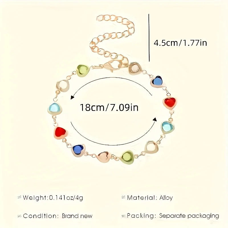 Vespera | Heart Link Bracelet