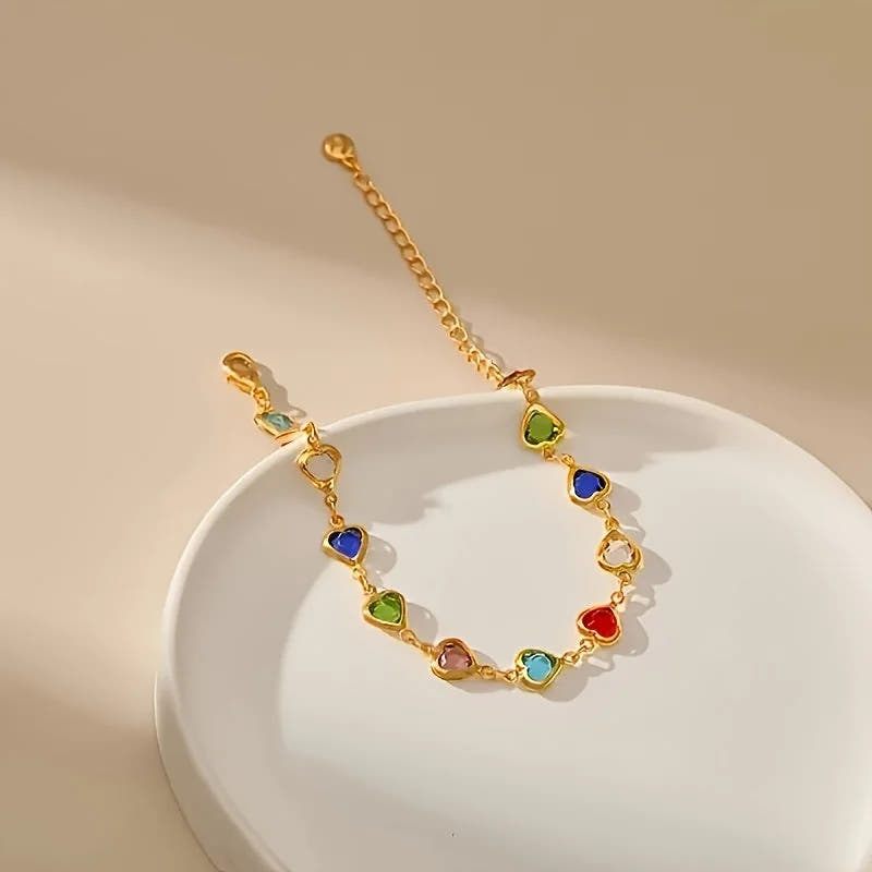 Vespera | Heart Link Bracelet