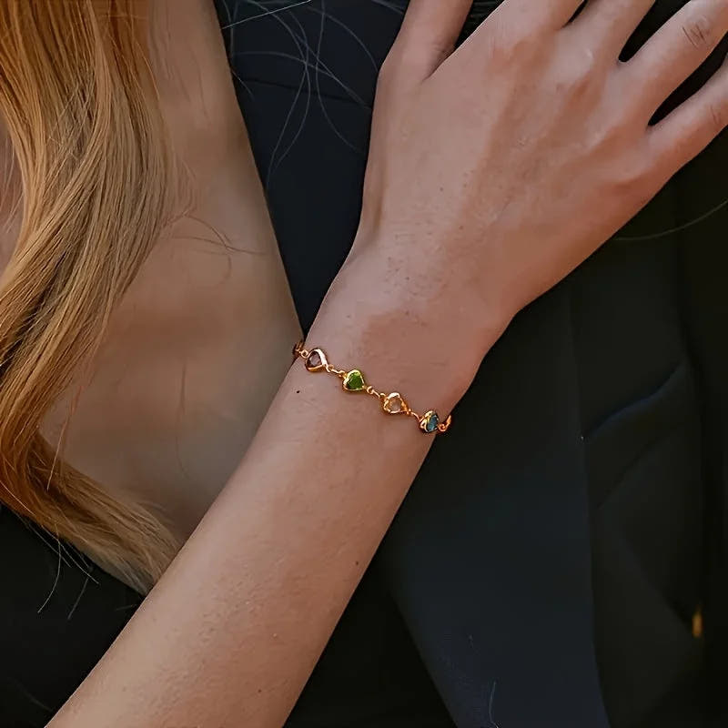 Vespera | Heart Link Bracelet