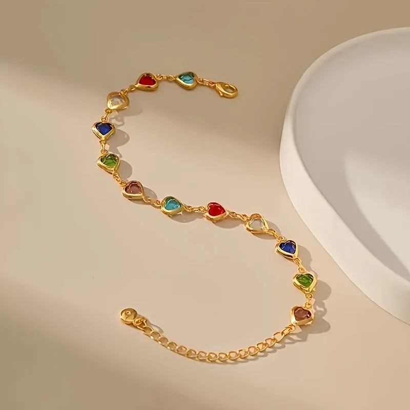 Vespera | Heart Link Bracelet
