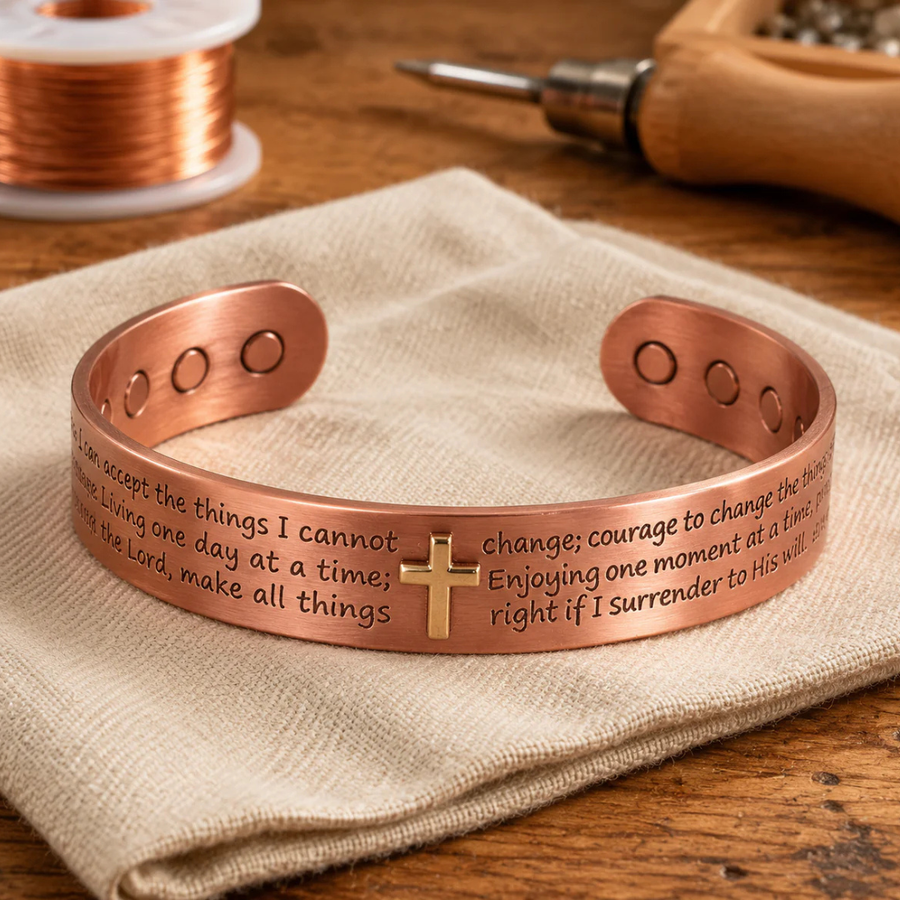 Faith Copper Bracelet