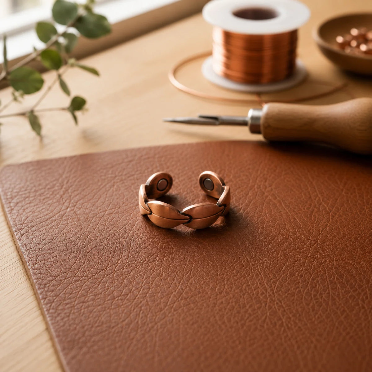 Wreath Copper Ring