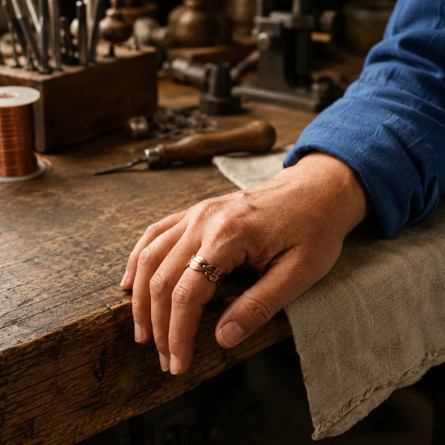 Wreath Copper Ring