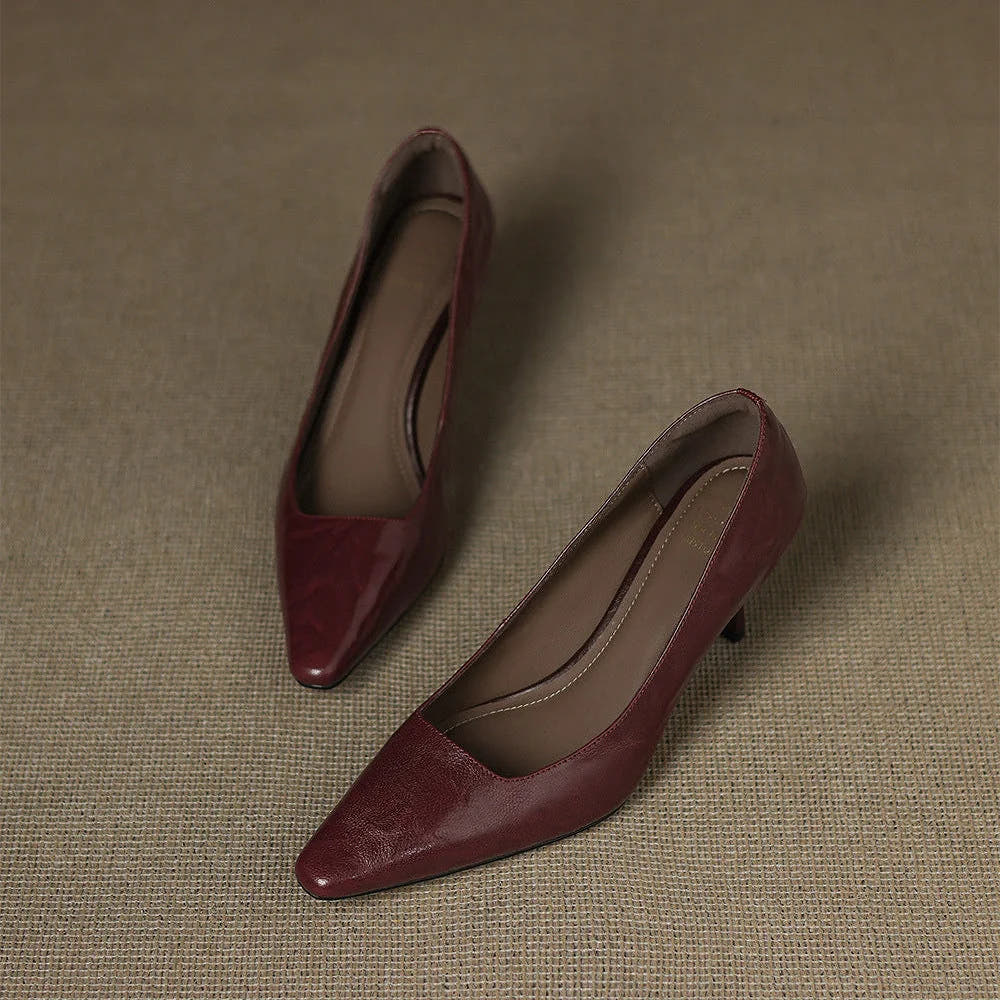 Zala | Genuine Leather Heels