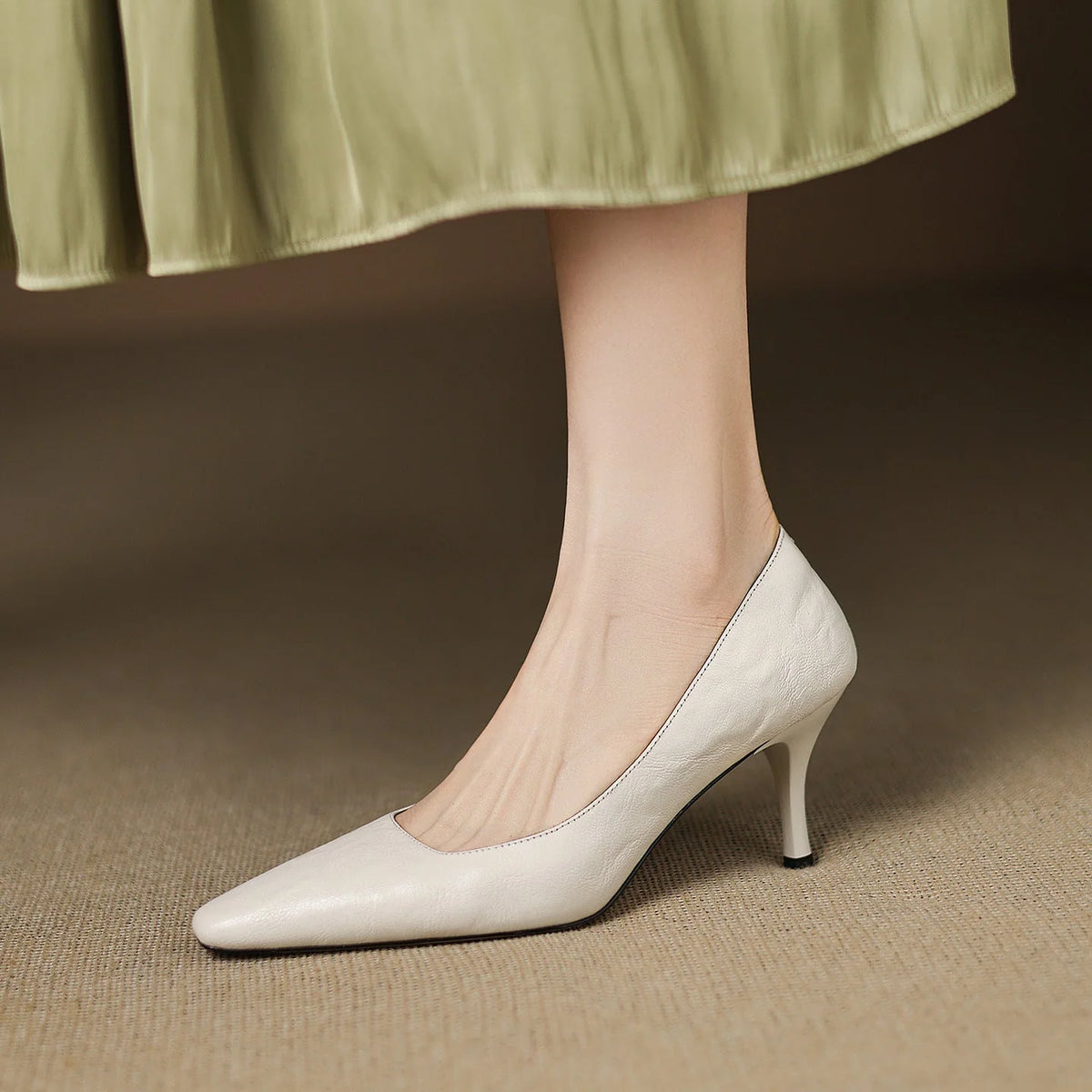Zala | Genuine Leather Heels