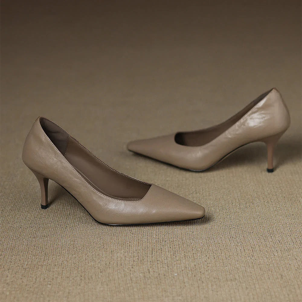 Zala | Genuine Leather Heels