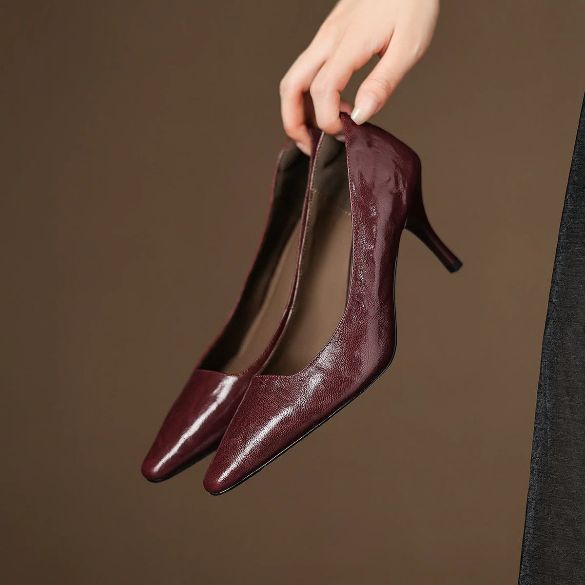 Zala | Genuine Leather Heels